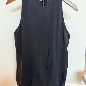 A.L.C. Classic 100% Silk Open Back Top